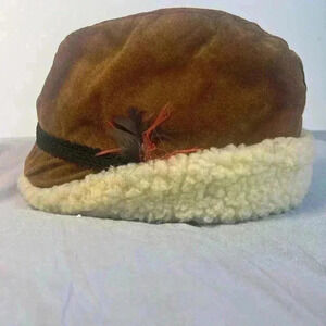 Vintage Seifter Hat German Style Winter Feathers Size Medium USA